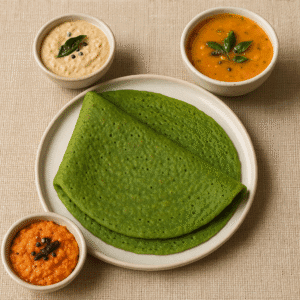 Palak Plain Millet Dosa